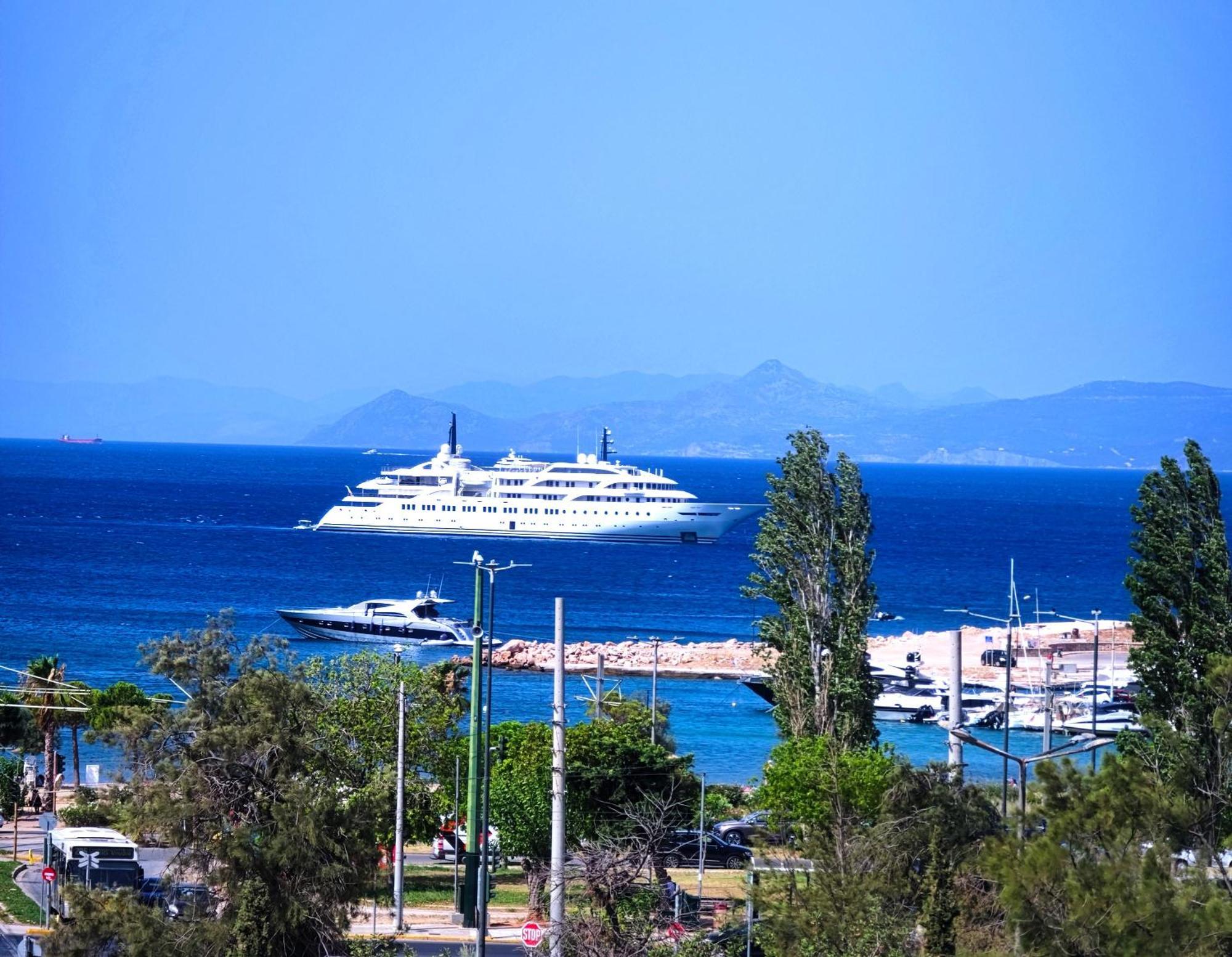 Glyfada Sunset Seaview Cozy Apartment A Athen Exterior foto